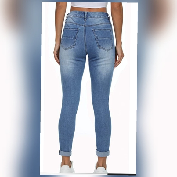 RA7WE JEAN BLUE LIGHT PANTS SIZE 11 - Picture 2 of 9